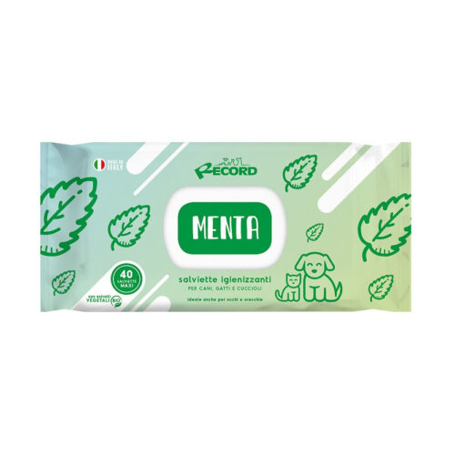 record-salviette-menta-detergenti-con-antibatterico-per-cani-e-gatti-40-pz-new